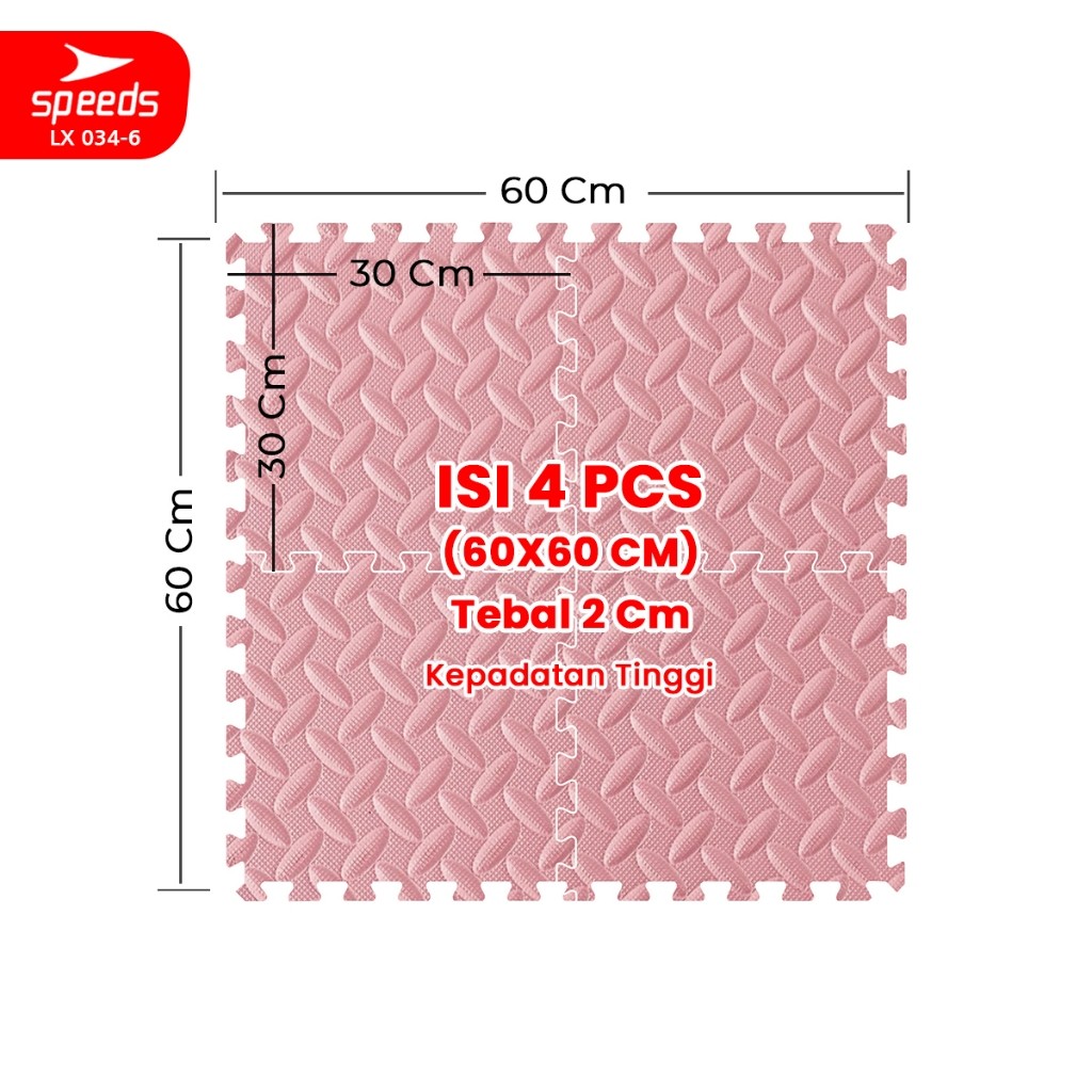 034-6-PINK-ISI-4pcs
