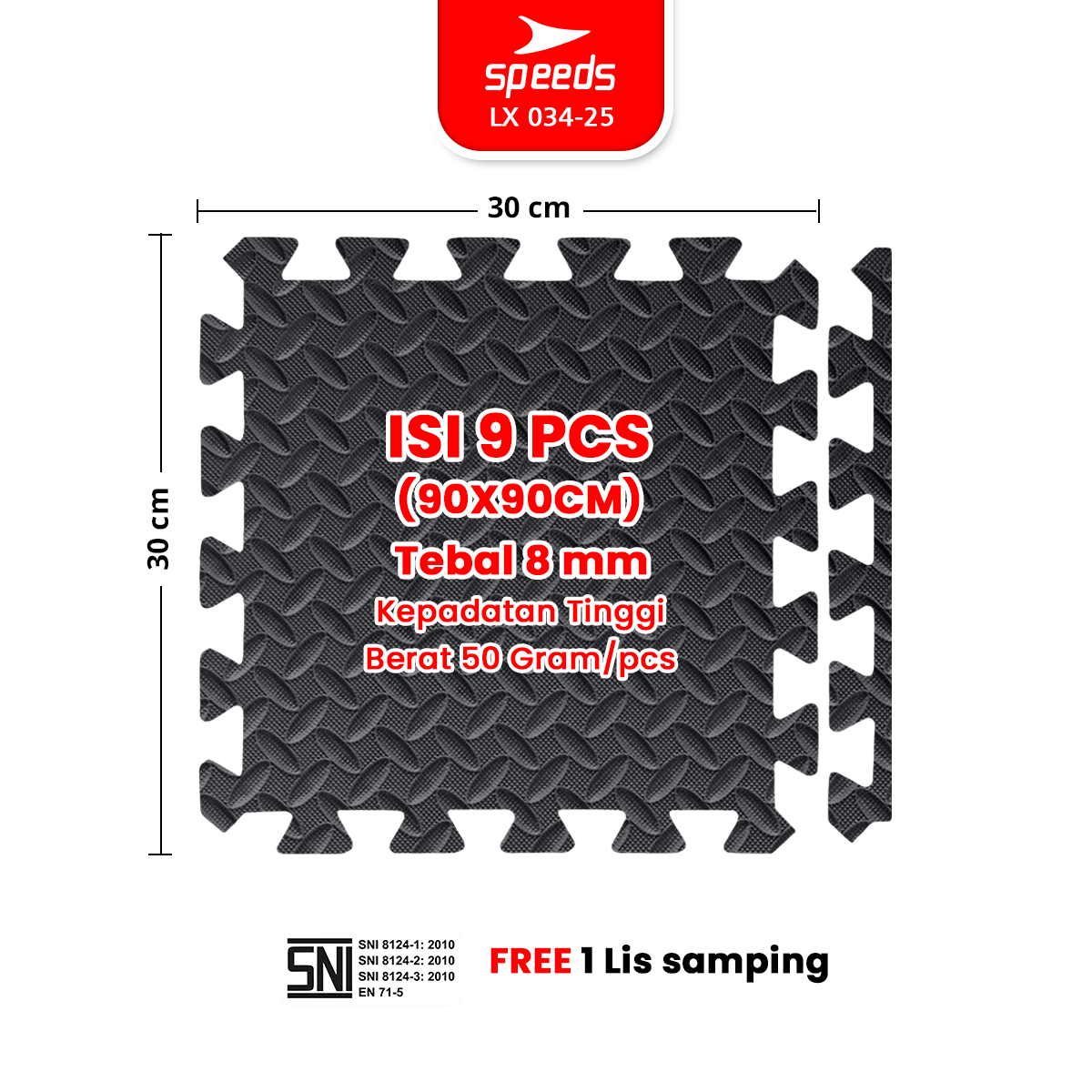 034-25-HITAM-ISI-9pcs