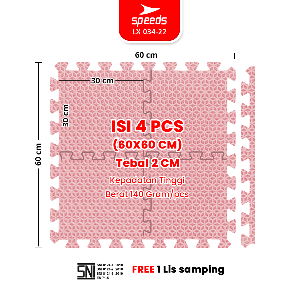 034-22-PINK-ISI-4pcs