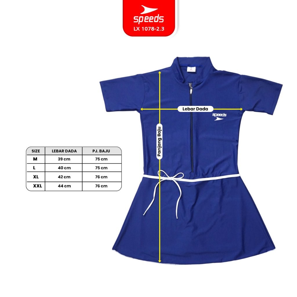 1078-NAVY-LIS-PUTIH-XL