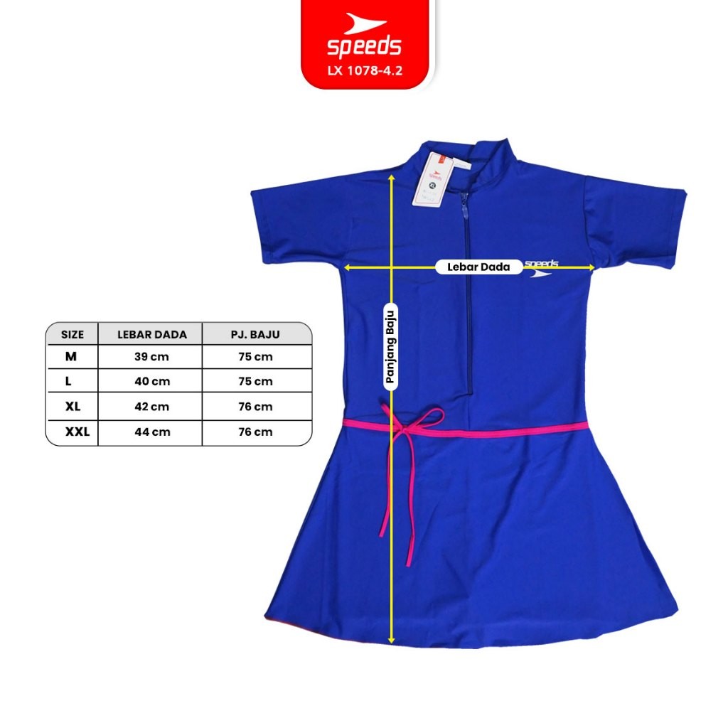 1078-BIRU-LIS-PINK-L